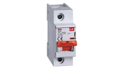 Wyłącznik instalacyjny LS Electric BKH 1P, 63A, charakterystyka D 06110333R0 BKH 1P D63A
