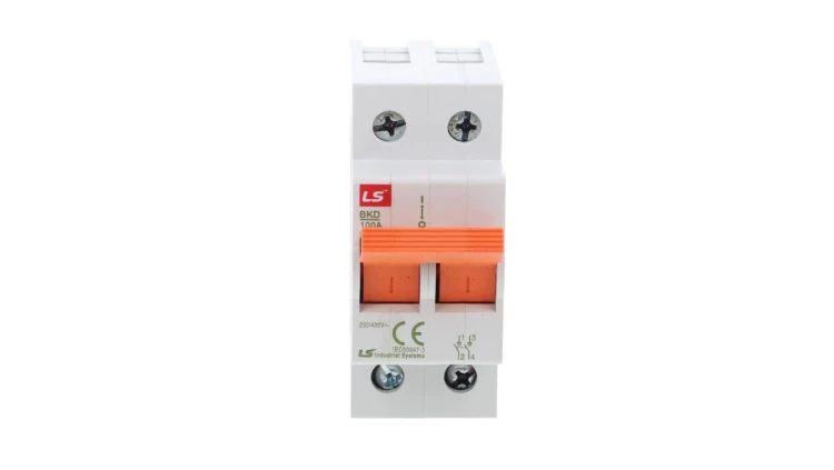 Rozłącznik modułowy LS Electric BKD 2P, 100A 06120249R0 BKD 2P 100A