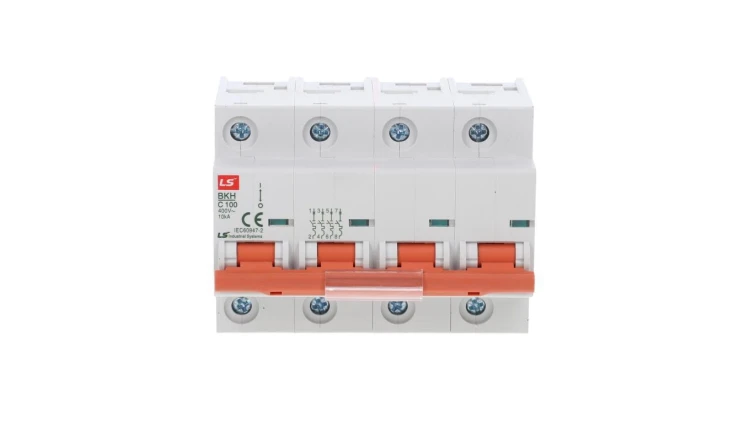 Wyłącznik modułowy LS Electric BKH 4P 100A charakterystyka C 06110363R0 BKH 4P C100A