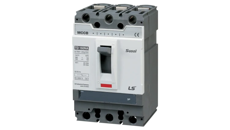 Wyłącznik kompaktowy LS Electric 3polowy In=160A wersja rozłącznikowa 0102018100 TD160NA DSU160A3