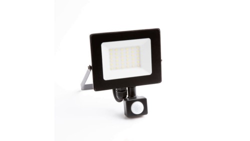 Projektor LED z czujnikiem ruchu PIR 20W 1800lm IP65 4000K czarny EC79881