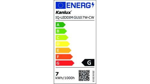 Żarówka LED GU10 IQ-LEDDIM 7W-CW 575lm 6500K barwa zimna ściemnialna 3 lata Gwarancji 35248