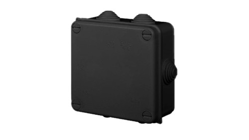 Puszka hermetyczna n/t PK-4 135x135x64mm pusta IP55 czarna 0233-09