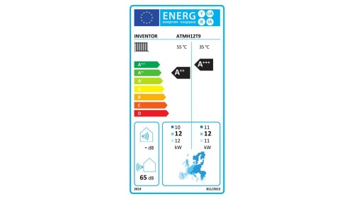 Pompa ciepła monoblok 12kW 3-faz INVENTOR +grzałka 9kW ATMH12T9 R32