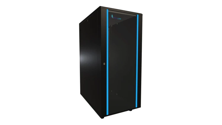 Szafa rack stojąca Extralink 27U 600x1000 Czarna