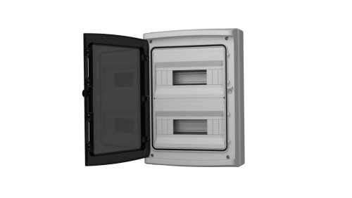 Rozdzielnica hermetyczna modułowa UV 400V AC 1000V DC 2x12 natynkowa IP65 940.24.1 bezhalogenowa