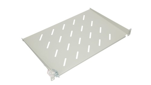 Półka 19, do szaf wiszących Extralink 1U 300mm Szara