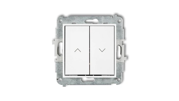 MINI Mechanizm łącznika żaluzjowego z podtrzymaniem biały mat 25MWP-88