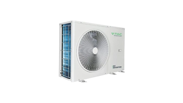 Pompa ciepła monoblok 14kW 3-faz V-TAC ATW +grzałka 9kW VT-M14KW-P3H9-W R32
