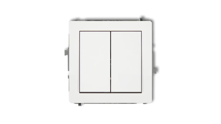 DECO Mechanizm łącznika świecznikowego, biały mat 25DWP-2