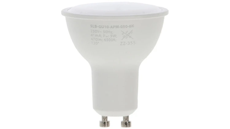 Żarówka LED Samsung Inside 230V GU10 5W 470LM 6500K 120ST D84-SLB-GU10-APM-050-6K
