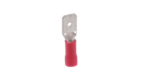 Wsuwka izolowana WI 6,3-1/0,8 BPCV czerwona E10KN-03020200701 /100szt./