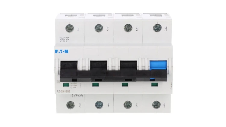 Wyłącznik nadprądowy 3P+N B 80A 25kA AC AZ-3N-B80 174525