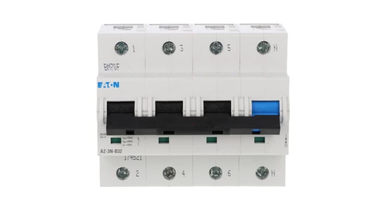 Wyłącznik nadprądowy 3P+N B 32A 25kA AC AZ-3N-B32 174521