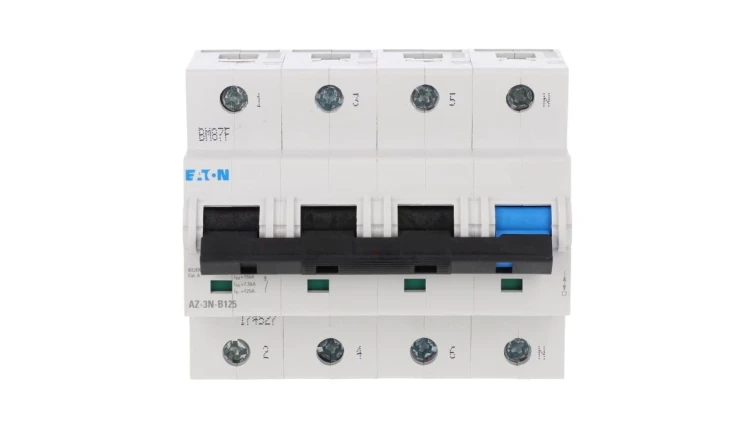 Wyłącznik nadprądowy 3P+N B 125A 25kA AC AZ-3N-B125 174527