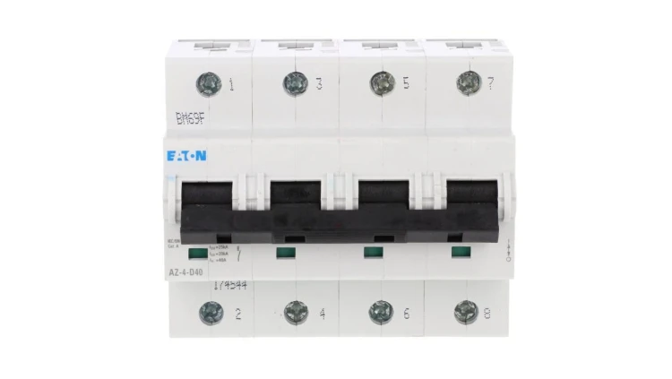 Wyłącznik nadprądowy 4P D 40A 25kA AC AZ-4-D40 174544