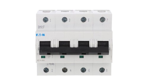 Wyłącznik nadprądowy 4P D 63A 25kA AC AZ-4-D63 174546