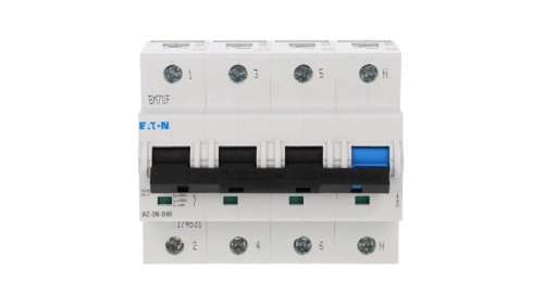 Wyłącznik nadprądowy 3P+N D 40A 25kA AC AZ-3N-D40 174531