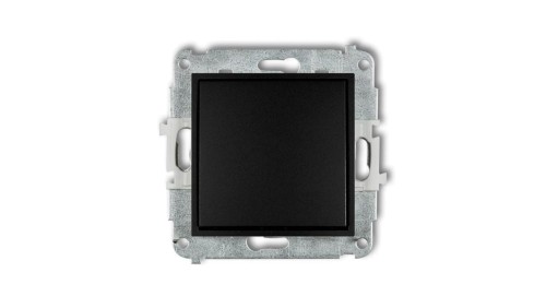 ICON Mechanizm łącznika krzyżowego (jeden klawisz bez piktogramu) czarny mat 12IWP-6.1