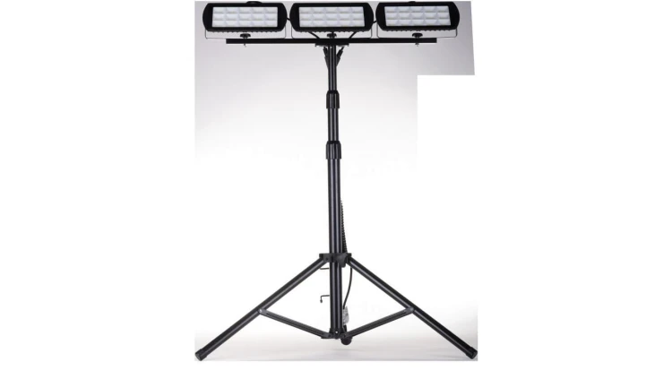 Projektor LED 3x45W na statywie czarny 3x4500lm 6400K GW-0036