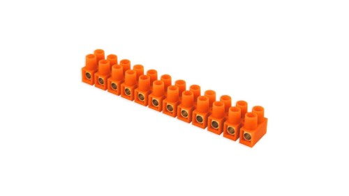 Listwa zaciskowa 12-torowa 4,0mm2 pomarańczowy 34578