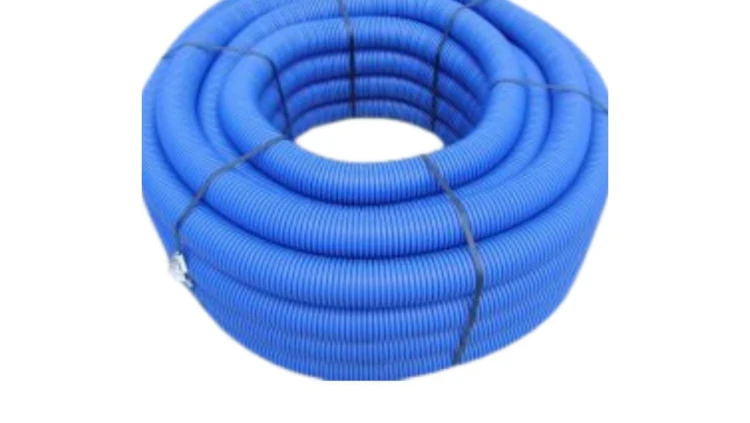 Rura karbowana dwuścienna HDPE 450N niebieska UV z pilotem i złączką fi 50/39 (25mb) 31NT050M
