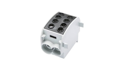 Blok rozdzielczy-odgałęźny Al/Cu SCB 70 (80310) SIMBLOCK jednobiegunowy 70mm2 czarny 81508007