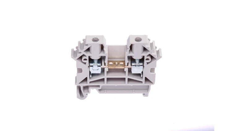 Złączka szynowa 2-przewodowa 4 mm2 szary V0 ZUG-4 A11-A238