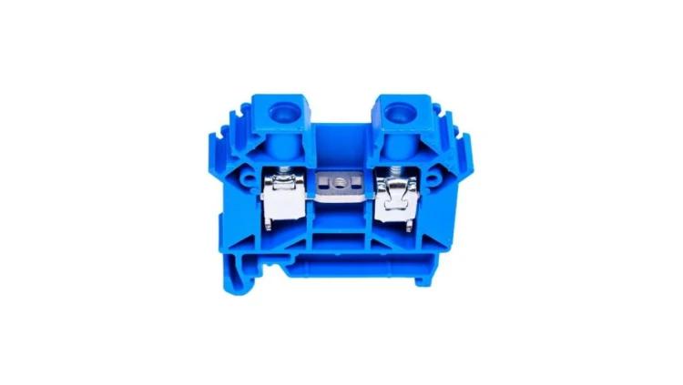 Złączka szynowa 2-przewodowa 10mm2 niebieski V0 ZUG-10 A11-A436