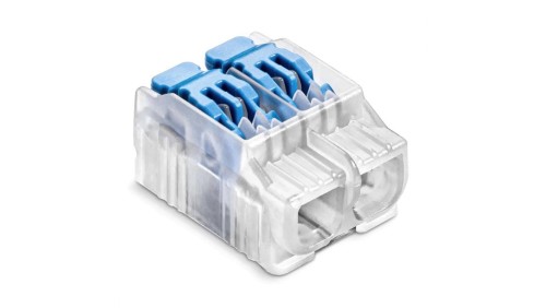 Szybkozłączka SCL2 IDEALNA z dźwignią do linek i drutów 2-torowa 4mm² 32A 450V 88000303S /40szt./