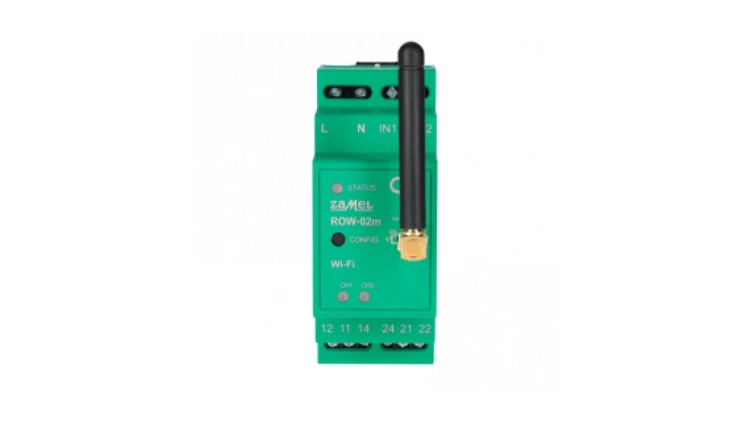 SUPLA Odbiornik modułowy WI-FI 2-kanały 16A ROW-02M SPL10000016