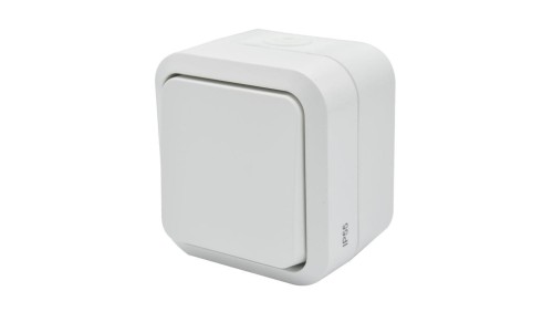 Łącznik 2-biegunowy podwójny natynkowy Aqua Pro IP55 biały / 60221