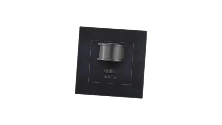 Czujnik ruchu PIR naścienny 160 st. do puszki fi60 400W IP20 czarny w całości