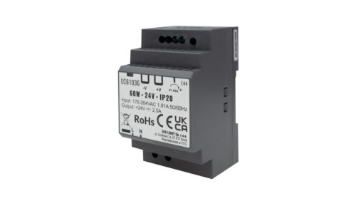 Zasilacz na szynę DIN PREMIUM 24V 60W EC61036