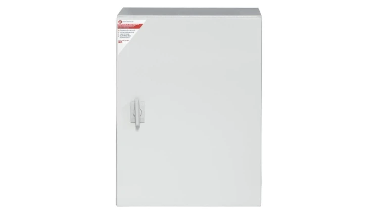 Obudowa metalowa 300x300x250 RAL 7035 IP65 IK10 z płytą montażową stalową GEP-00013
