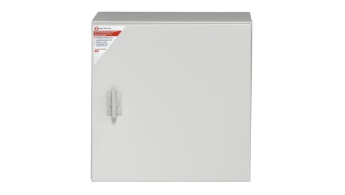 Obudowa metalowa 500x400x250 RAL 7035 IP65 IK10 z płytą montażową stalową GEP-00007