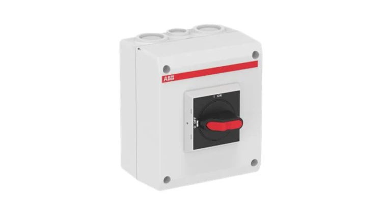 Rozłącznik bezpieczeństwa 3P 16A 7,5 kW 1Z 0R IP65 OTP16T3M 1SCA022400R9910