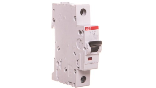 Wyłącznik nadprądowy 1P C 6A 6kA AC S201-C6 2CDS251001R0064