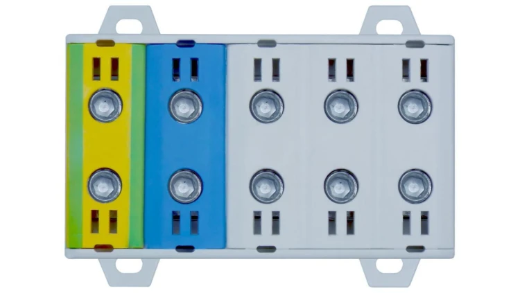 Listwa zaciskowa pięciopolowa 5x50 mm2 (3P+N+PE ) GEP-00108