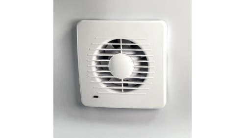 Wentylator domowy RIVIO 10O WC (LK) kontrolka LED, łożysko kulkowe, wyłącznik czasowy, fi 100 mm, kolor biały