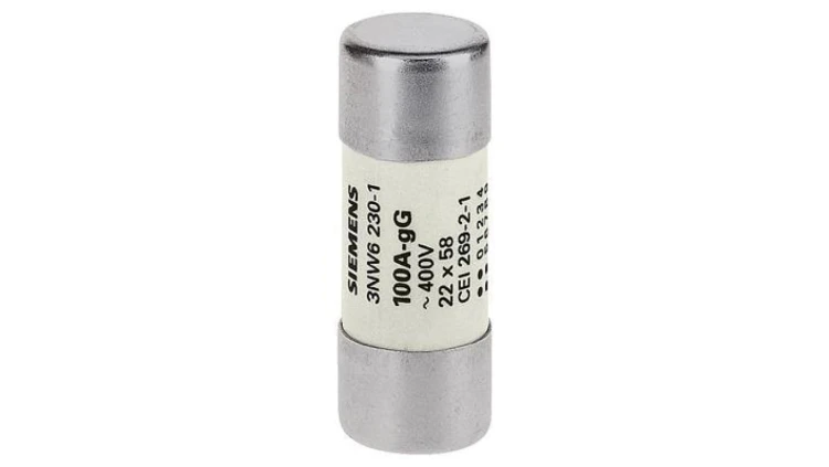 Wkładka bezpiecznikowa cylindryczna gG NFC 22x58mm 690V AC 16A bez wskaźnika 3NW6205-1