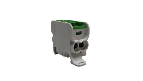 Blok dystrybucyjny - rozdzielczy HLAK 25 (MAG) 1P zielony 2xAl/Cu 25mm²+16mm² 1000VAC/1500VDC MAG1251G00