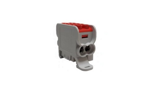 Blok dystrybucyjny - rozdzielczy HLAK 25 (MAG) 1P zielony 2xAl/Cu 25mm²+16mm² 1000VAC/1500VDC MAG1251R00