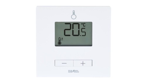 REGULATOR TEMPERATURY PROSTY, 230V, RADIOWY, (+ PRZEKAŹNIK) TYP: LPW-21 BIAŁY