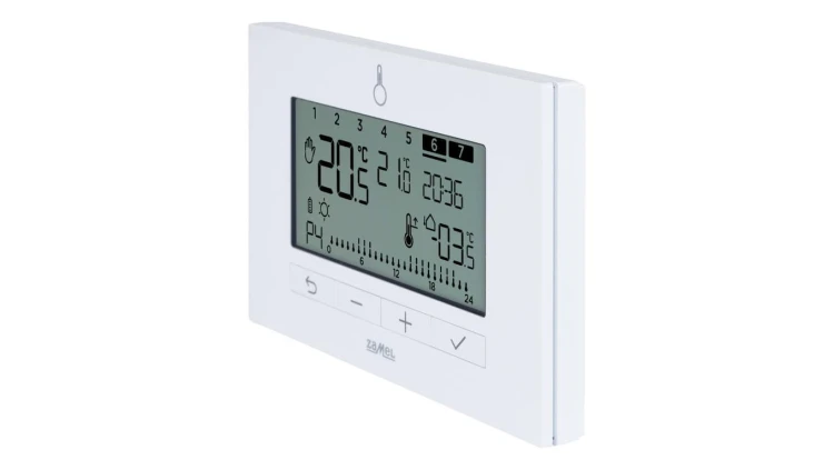 REGULATOR TEMPERATURY TYGODNIOWY, 230V, PRZEKAŹNIKOWY TYP: LPR-03 BIAŁY