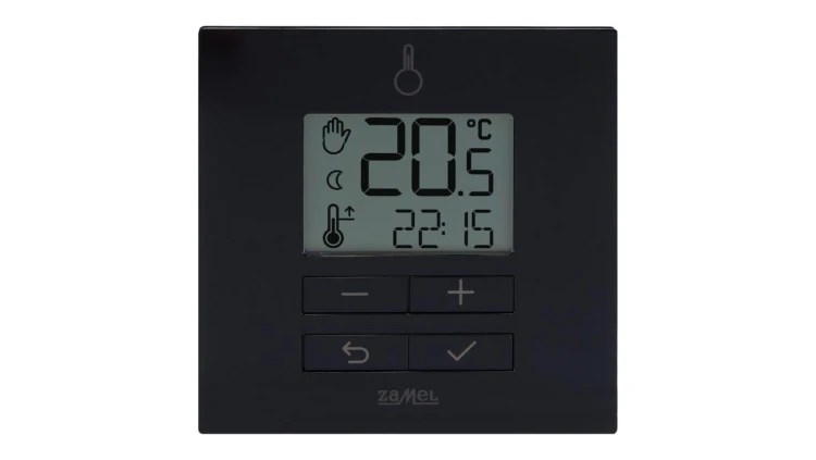 REGULATOR TEMPERATURY DOBOWY, 230V, RADIOWY, (+ PRZEKAŹNIK) TYP: LPW-22 CZARNY