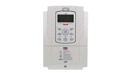 Przemiennik częstotliwości LS Electric H100, 3-fazowy, moc 2,2kW, wbudowany filtr EMC, Modbus 6731002700 LV0022H100-4COFN