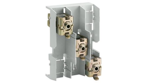 Moduł przyłączeniowy do szyn 60 mm 3P 500A 690V AC do przewodów 150-300qmm z osłoną 5SH3535