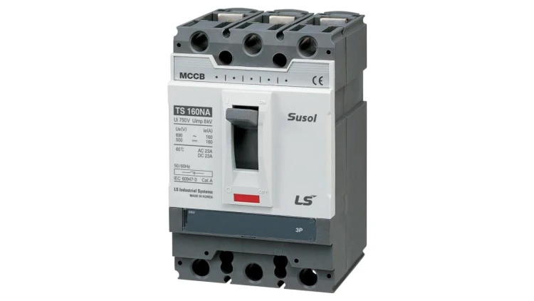 Wyłącznik kompaktowy LS Electric 3polowy In=160A 0105028700 TS160NA DSU160A 3P