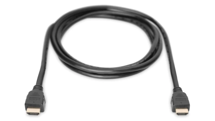 Kabel połączeniowy HDMI Ultra HighSpeed z Ethernetem 8K 60Hz UHD Typ HDMI A/HDMI A M/M czarny 5m AK-330124-050-S